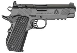 SPRINGFIELD ARMORY 1911 TRP AOS 9MM PISTOL 4.25" BLACK CARRY CUT, RAIL, 3-9RD MAGS