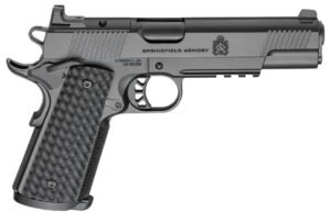 SPRINGFIELD ARMORY 1911 TRP AOS 9MM PISTOL 5" BLACK CARRY CUT, RAIL 3-9RD MAGS