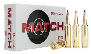 HORNADY MATCH 25 CREEDMOOR 134GR ELD MATCH 20RD BX 200RD CASE