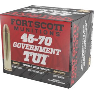 Fort Scott Munitions Rifle Ammo 45-70 GOVT. 300 gr. TUI 20 rd.