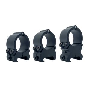 VersaRing Universal Scope Rings Black 1 in. Hinge