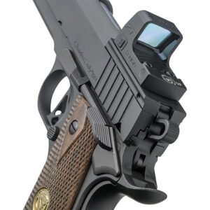 Charles Daly 1911 Superior Pistol 45 ACP 5 in Black Micro Reflex Sight Walnut Grip10