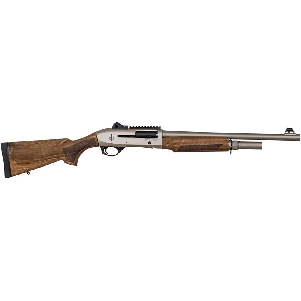 MAC 2 Tactical Marine Wood Shotgun 12 ga 18.5 in. Nickle/Wood 3 in. 5 rd. - Image 2