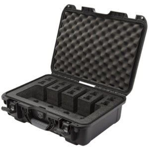 Nanuk Pistol Hard Case w/Foam Holds 4 pistols and up to 10 magazines