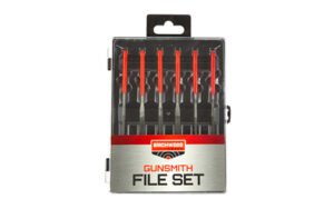 B/C GUNSMITHING FILE SET 6PC BLK/RD