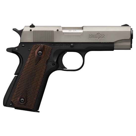 BRO 1911-22 A1 GRAY 22LR 4.25 FS WALNUT 10RD