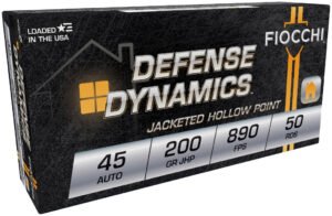 FIO DEFENSE 45ACP 200GR JHP 50/10