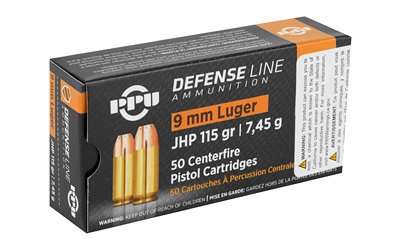 PPU 9MM JHP 115GR 50/1000 - Image 2