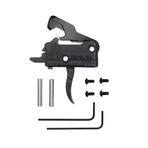 RISE RAVE PCC TRIGGER W/ ANTI-WALK PINS CURVED