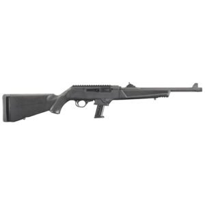 RUG PC CARBINE 9MM 16 FLTD TB BLK SYN 17RD