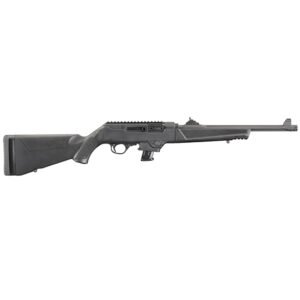 RUG PC CARBINE 9MM 16 FLTD TB BLK SYN 10RD