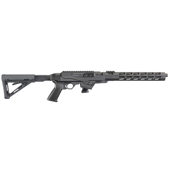 RUG PC CARBINE 9MM 16 TB FF ADJ STK 10RD