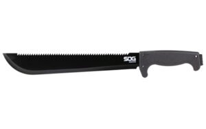 SOG SOGFARI MACHETE BLACK 13" W/STH