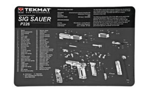 TEKMAT PISTOL MAT SIG P226 BLK