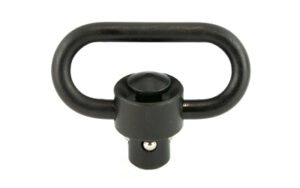 UTG BUTTON QD SLING SWIVEL 1.38" BLK