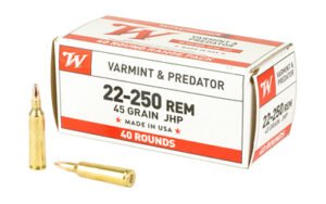 WIN USA 22-250 REM 45GR JHP 40/400