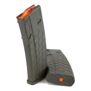Sentry Hexmag Series 2 AR-15/M4/M16 Rifle Magazine OD Green with Orange Follower .223/5.56x45mm 30/rd