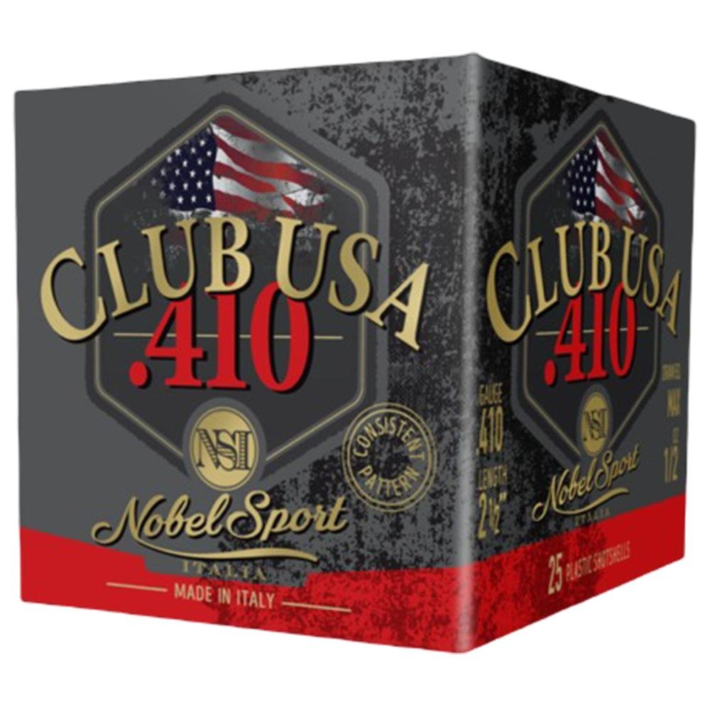 Nobel Sport Shotshells .410 ga 2-1/2" 1/2oz 1240 fps #6 25/ct