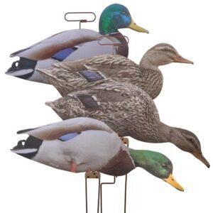 Higdon Outdoors Flats Mallard Duck Motion Silhouettes 12/ct