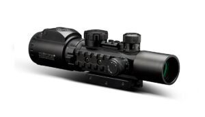 KONUSPRO AS34 Rifle Scope - 2-6x28mm 34mm SFP Engraved/Illum Mil-Dot Black Matte