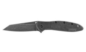 Kershaw Random Leek Reverse Tanto Assisted Folding Knife (3" BlackWash)