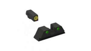 Meprolight ML46500 Hyper-Bright Yellow Ring Front/Green Rear Sights for Taurus 3GC