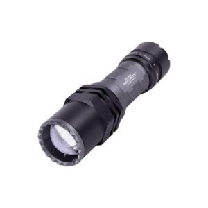 Police Security Flashlights Long Throw 400 Lumens Black