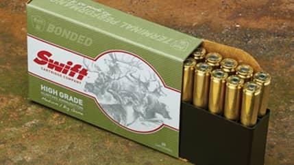 Swift Scirocco II Rifle Ammunition .338 Lapua Mag 210 gr BT 3076 fps 20/ct