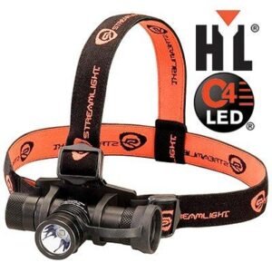 ProTac HL USB Headlamp - with USB Cord Elastic and Rubber Straps 1000 Lumens