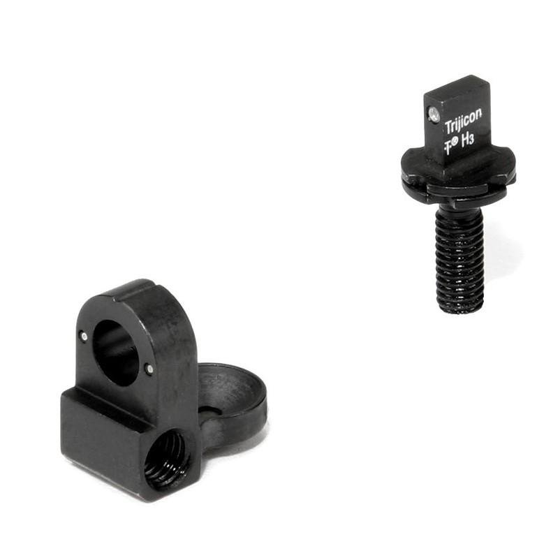 Trijicon Bright & Tough Night Sights - Orange Rear - AR15/M16