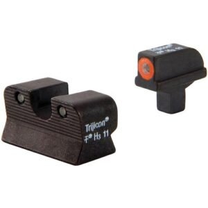 Trijicon 1911 Colt Cut HD Night Sight Set - Orange Front Outline