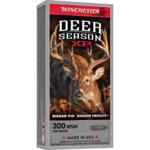 Winchester Deer Season XP Rifle Ammunition .300 WSM 180gr PT 2900 fps 20/ct