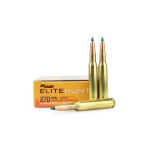 Sig Sauer Elite Tipped Hunting Rifle Ammunition .270 Win 140gr PT  2950 fps 20/ct