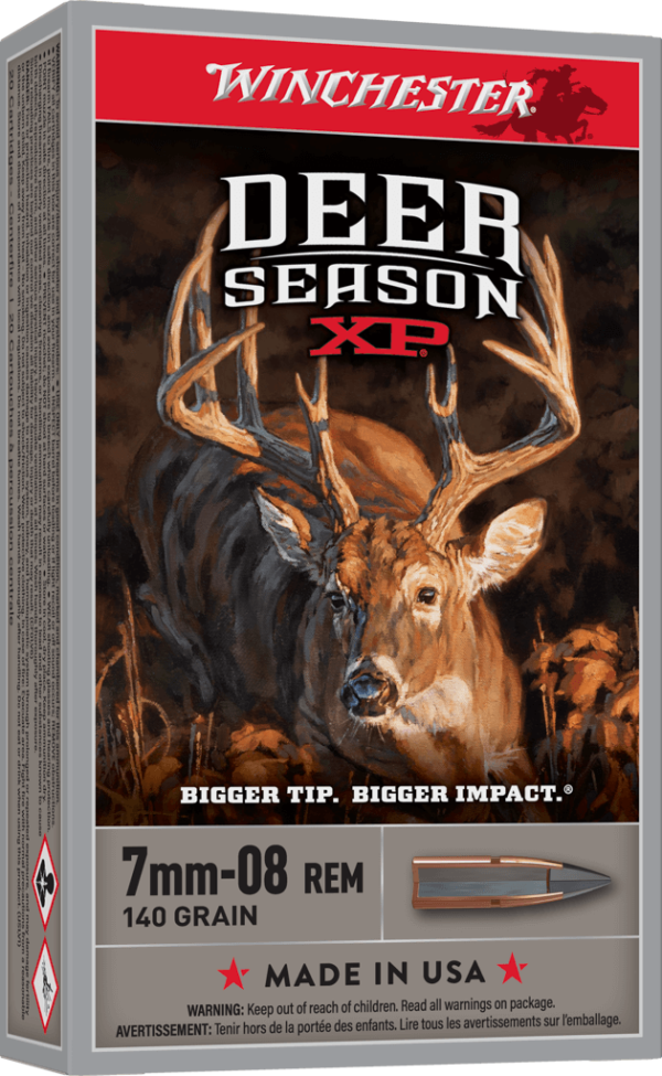 WINCHESTER DEER SEASON XP 7MM-08 140GR 20RD BX 200RD CASE