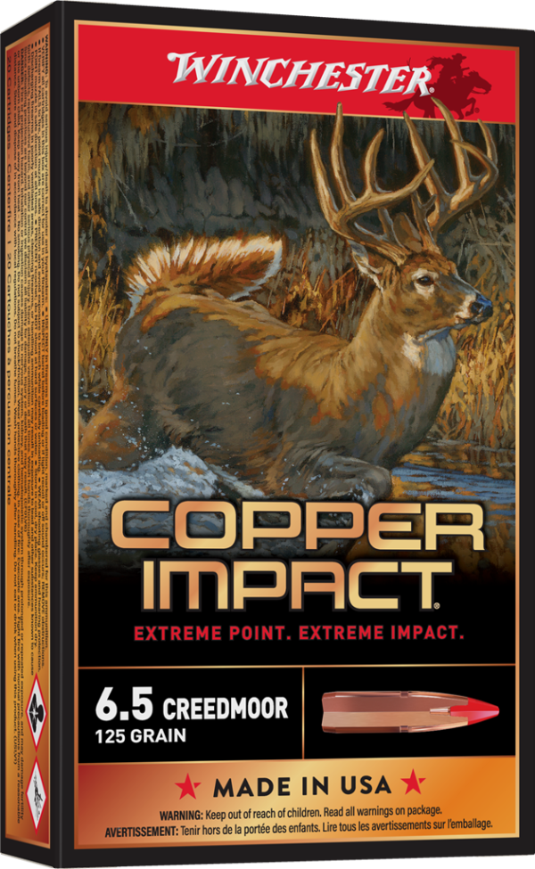 WINCHESTER COPPER IMPACT 6.5CM 125G LF 20RD BX 200RD CASE
