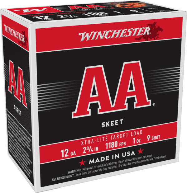 WINCHESTER AA XTRA LITE 12GA 2-3/4 #9 25RD 1OZ