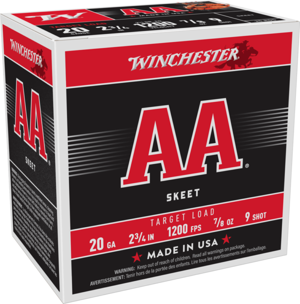 WINCHESTER AA SKEET LD 20GA 23/4 #9