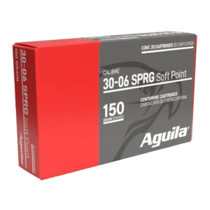 AGUILA 30-06 SPRG 150GR INTERLOCK BTSP 20RD BX 10 BOXES PER CASE