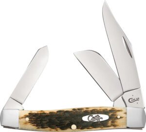 CAE LARGE STOCKMN AMBR BONE CS