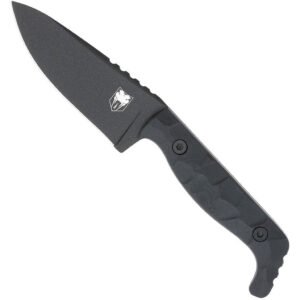 CobraTec Kingpin Knife Fixed Blade Black