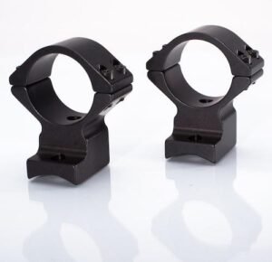Talley Lightweight Alloy Scope Mount Combo Remington Model 700-721-722-725-40X 1" Low SA 20MOA - Black Anodized