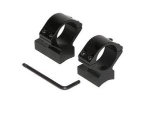 Talley Lightweight Alloy Scope Mounts - Black Anodized - 1" - Medium Weatherby Accumark - Magnum Mark V (9 LUG)