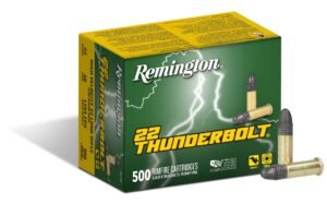 REMINGTON THUNDERBOLT®  22 LR, HV 40GR RN 500 RD/BX 10 BX/CS