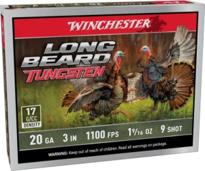 WINCHESTER 20 GA 3" #9 LONG BEARD TS17 1-9/16 OZ 5RD/BX 10BX/CS