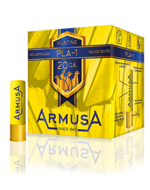 ARMUSA 20 GA. PLA-1 7/8 OZ. 1250 FPS (1 CASE OF 250 SHELLS)
