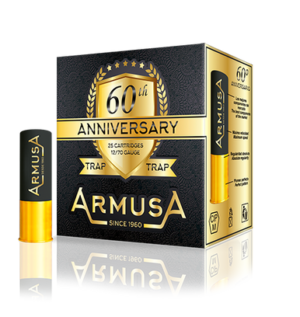 ARMUSA 12 GA. 60TH. ANNIVERSARY COMPETITION & HIGH ANTIMONY (1 CASE OF 250 SHELLS)