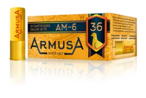 ARMUSA 12 GA. AM-6 PIGEON (1-1/4 OZ.) 1300 FPS (1 CASE OF 200 SHELLS) FROM $155 + FREE SHIPPING