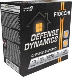 FIO DEFENSE 12GA 2.75 9P BUCK 25/10