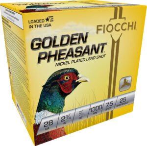 FIO GOLDEN PHEASANT 28GA 2.75 7/8OZ #7.5 25/10