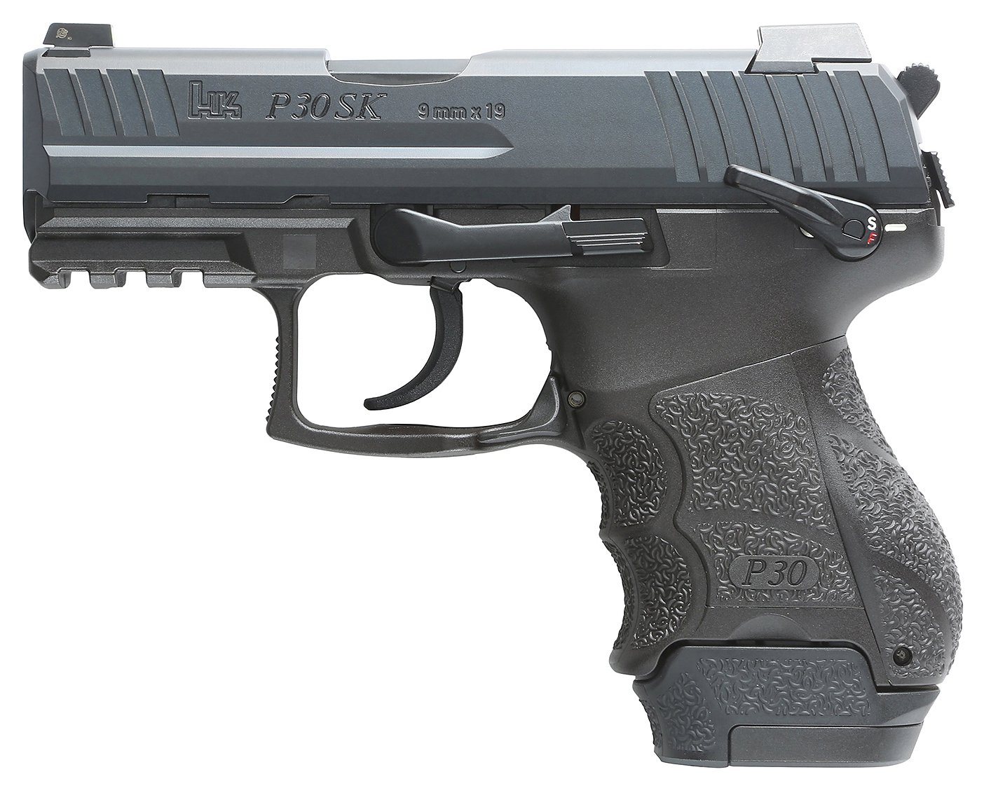 HK P30SK S V3 DASA 9MM 3.27 SAFETY 12/15RD